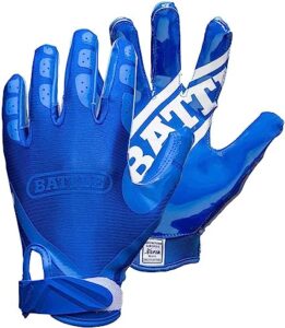 blue battle gloves