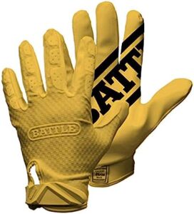 gold battle gloves