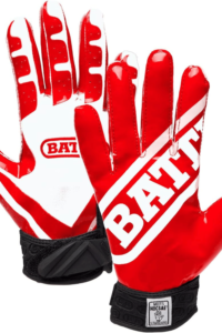 Battle Ultra-Stick Football Gloves – Ultra-Tack Sticky Palm Receivers Gloves – Pro-Style Receiver